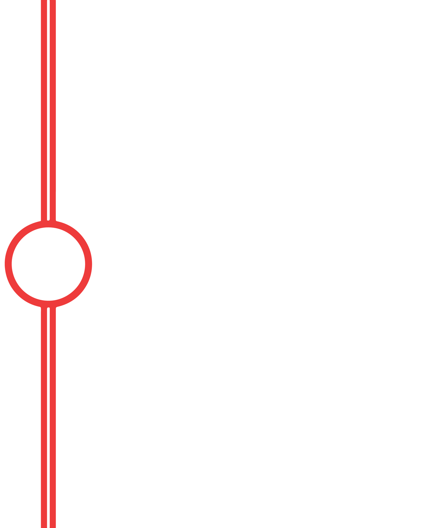 Double Red Line Design